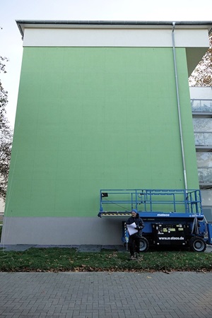 For now only green...The artist gets sketches, but I can not show yet!