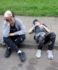 I asked: are you tired? ...