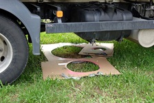 The stencils for the soap bubbles