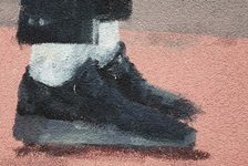 12th.July.: the fascinating technique of Udane, where no clear contours prevail, ...