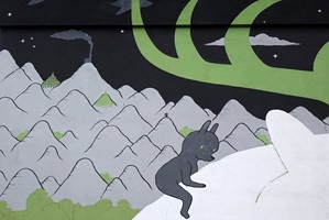 And up there, is that a factory? - Yes. - What kind? - Imagine it! - Okay, then it's a dream factory...