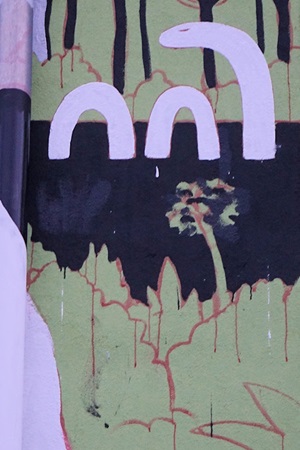 The detail seen from below