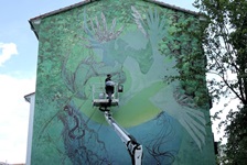 Here you can already compare with the sketch!