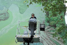 ... but also sometimes smiling in a relaxed way.